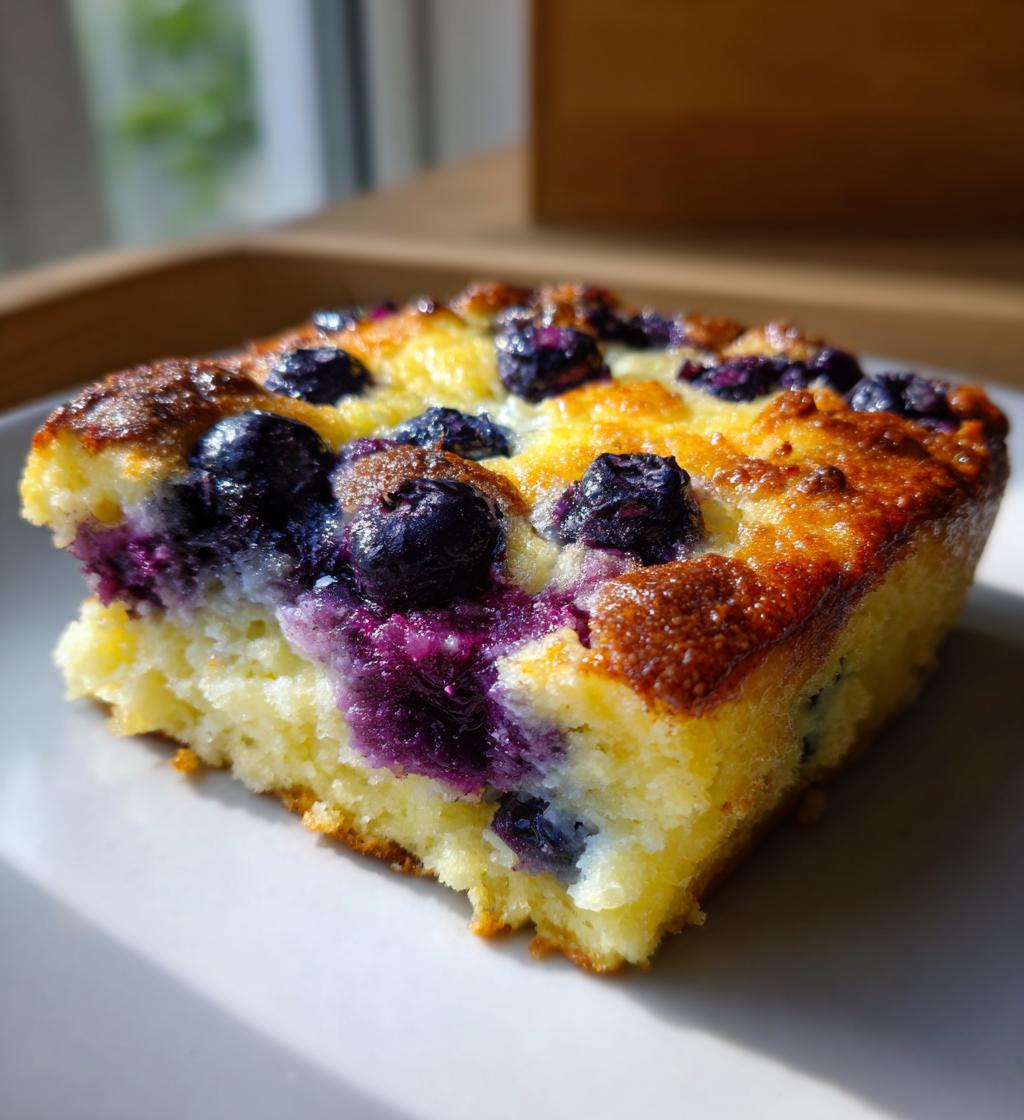 Blueberry Cottage Cheese Breakfast Bake - detail 1