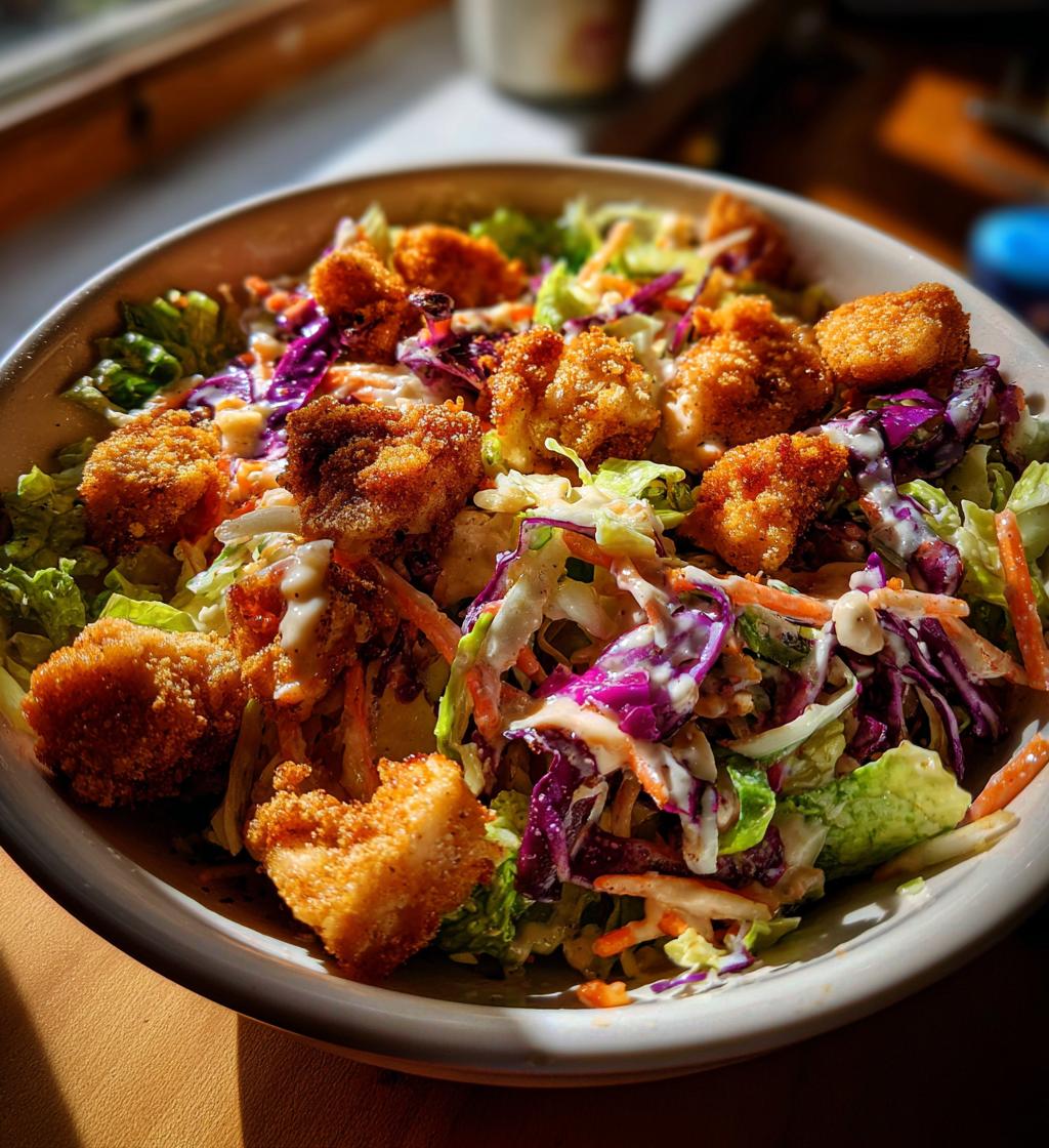 Caesar Slaw with Crunchy Chicken - detail 1