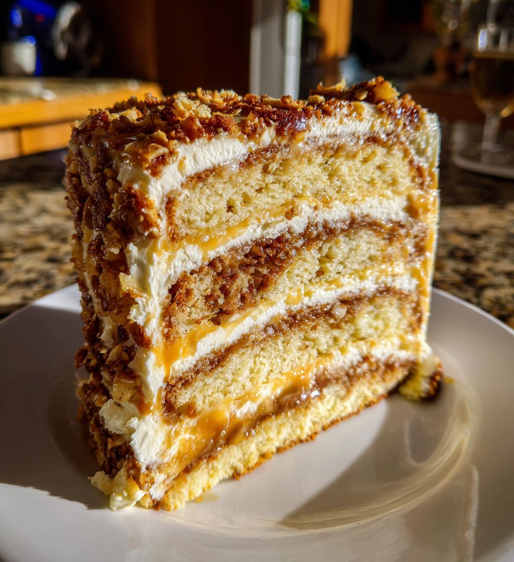 Caramel Toffee Crunch Cake - detail 1