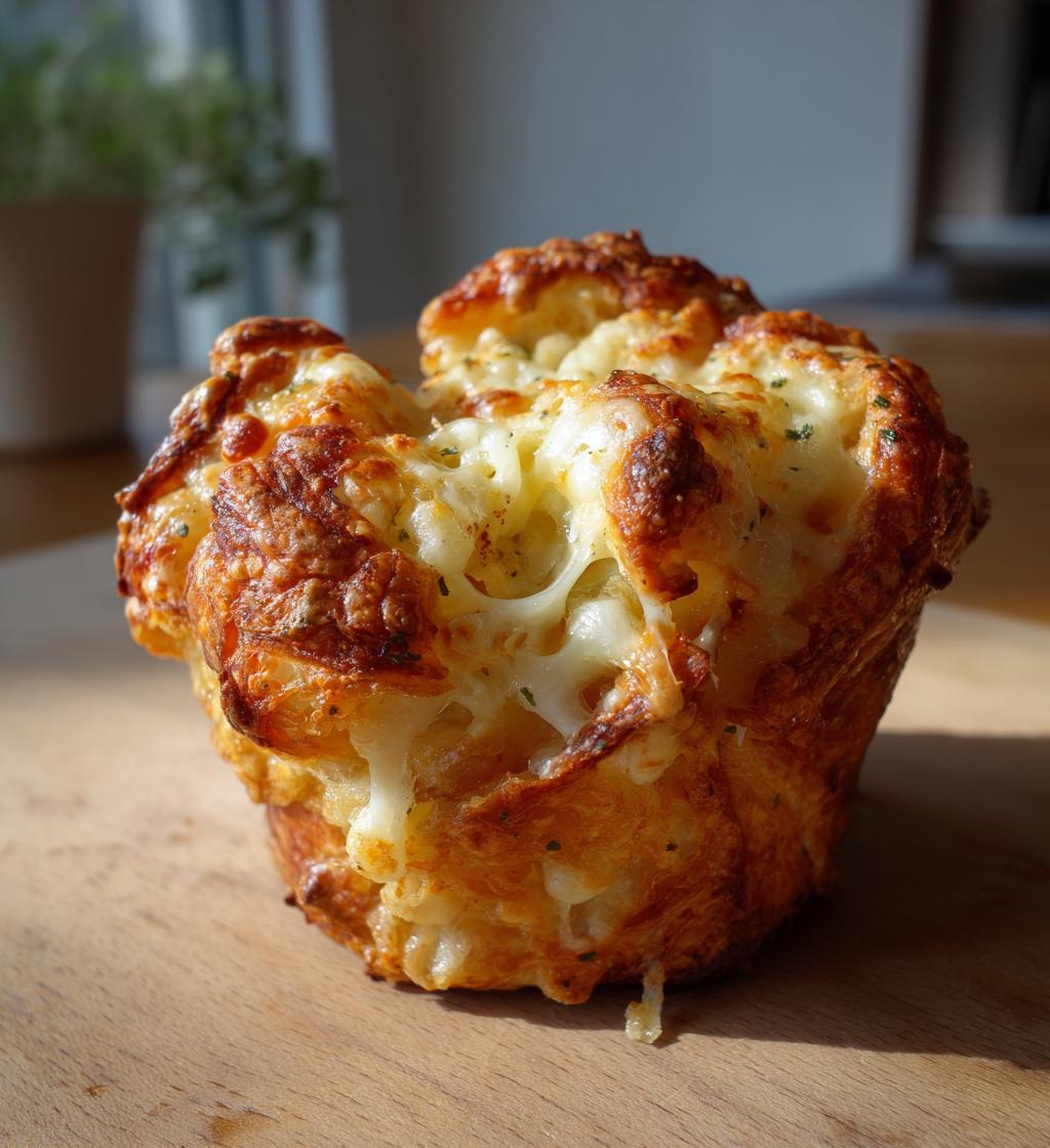 Cheesy Garlic Cruffin - detail 1
