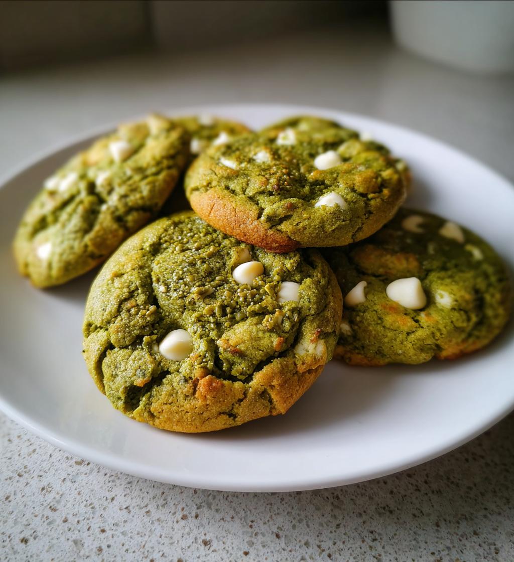 Chewy Matcha Cookies - detail 1