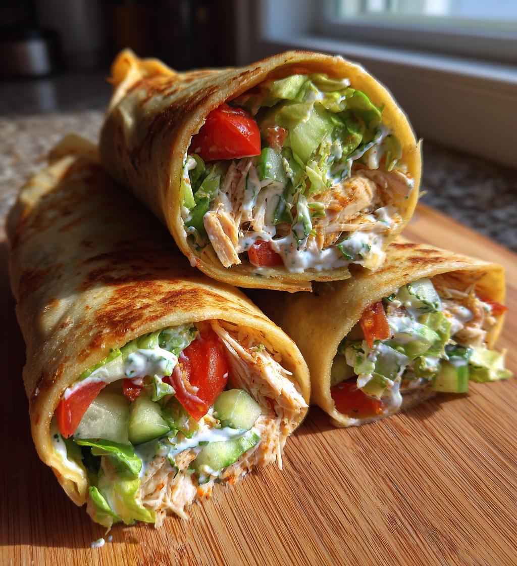 Chicken Crepes Shawarma - detail 1