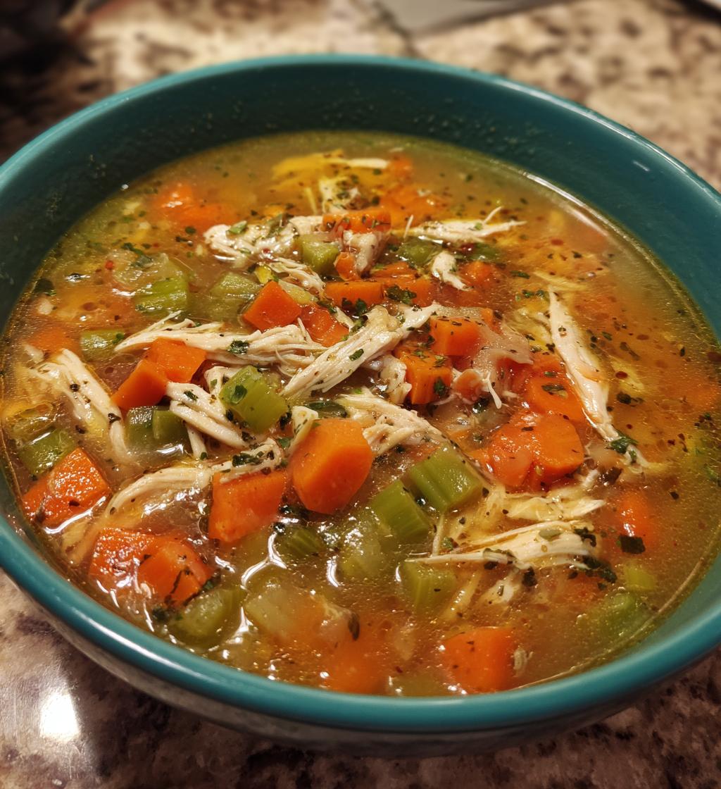 Chicken Vegetable Soup - detail 1