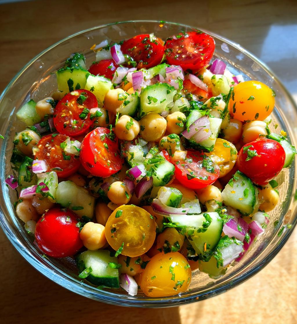 Chickpea Salad - detail 1
