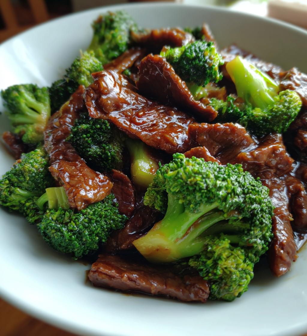 Chinese Beef and Broccoli - detail 1