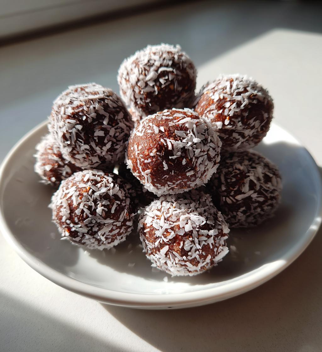 Chocolate Coconut Laddoo - detail 1