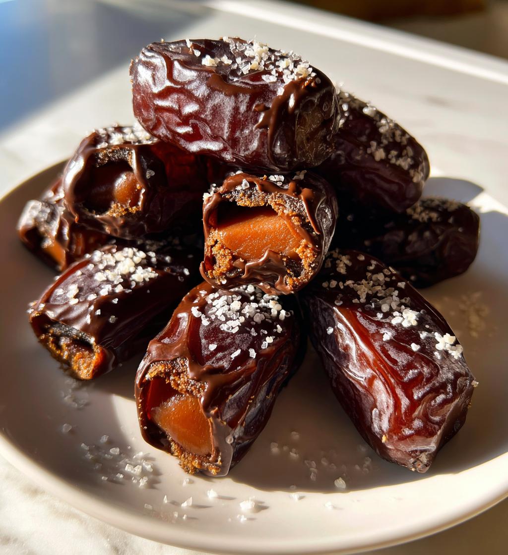 Chocolate Tahini Stuffed Dates - detail 1