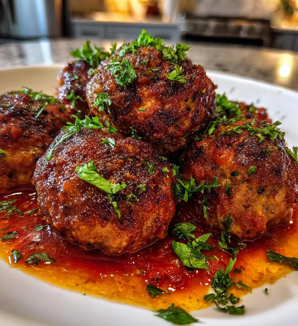 Classic Homemade Meatballs - detail 1
