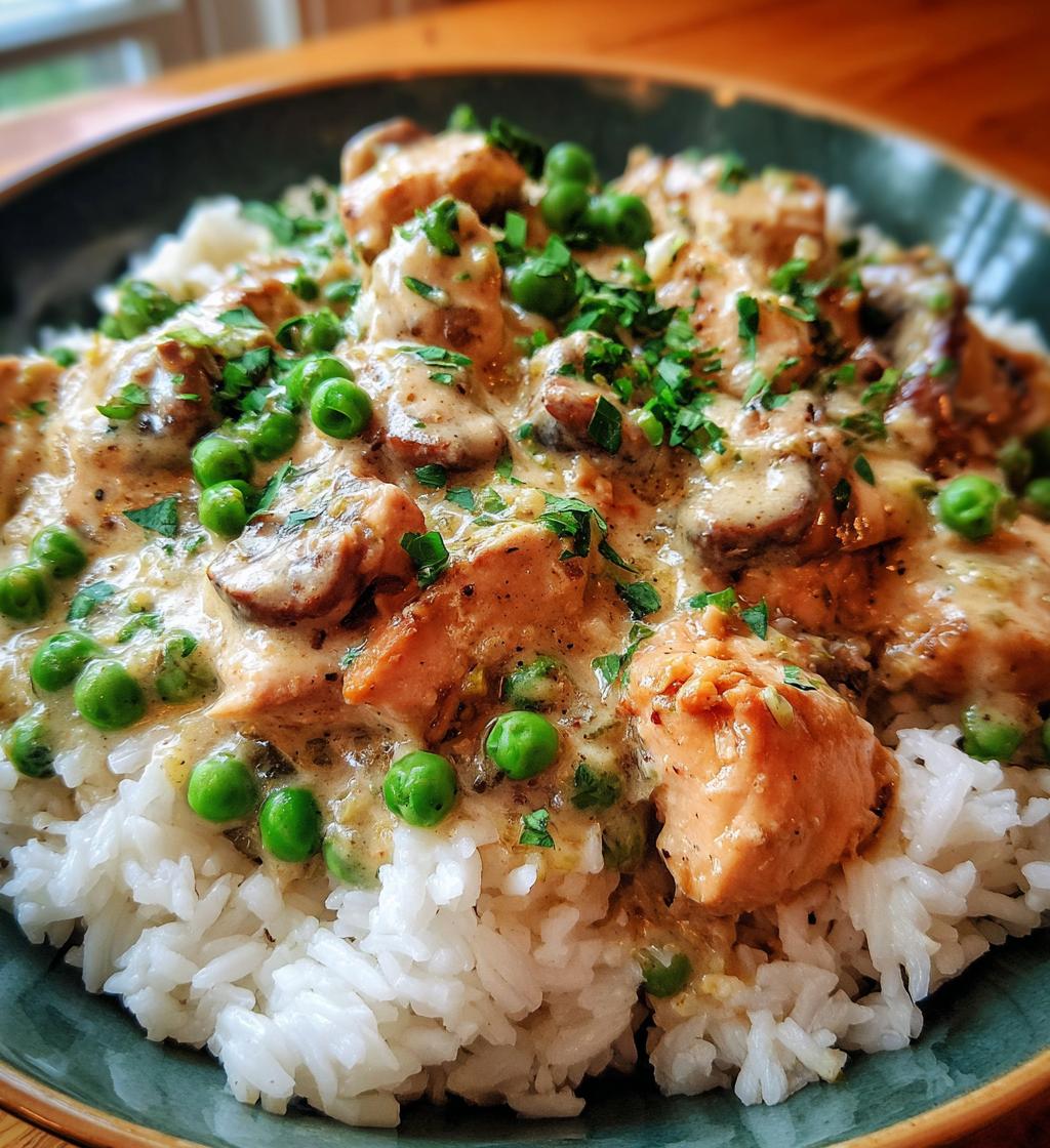 Creamy Smothered Chicken and Rice - detail 1