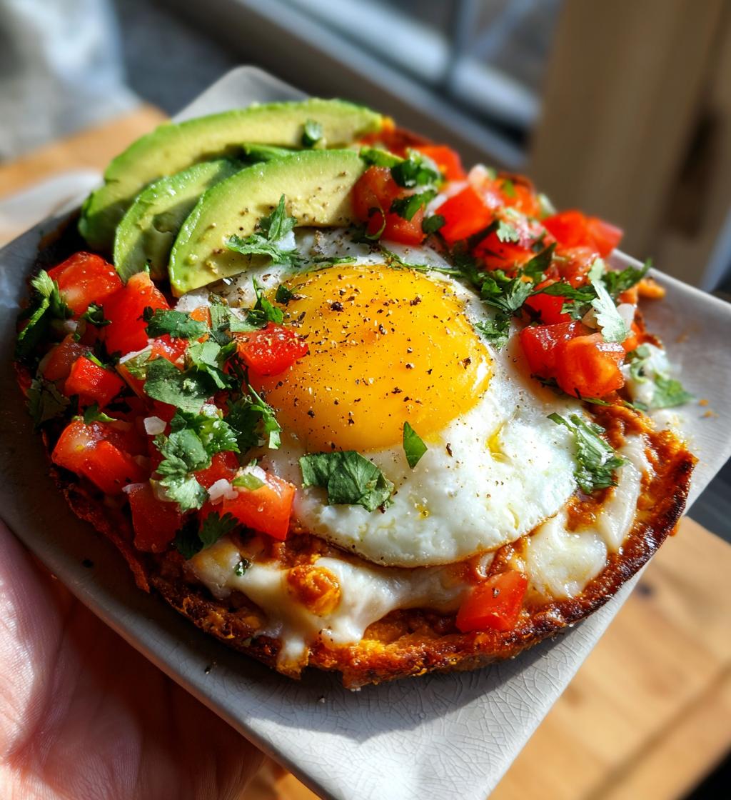 Crispy Breakfast Tostadas - detail 1