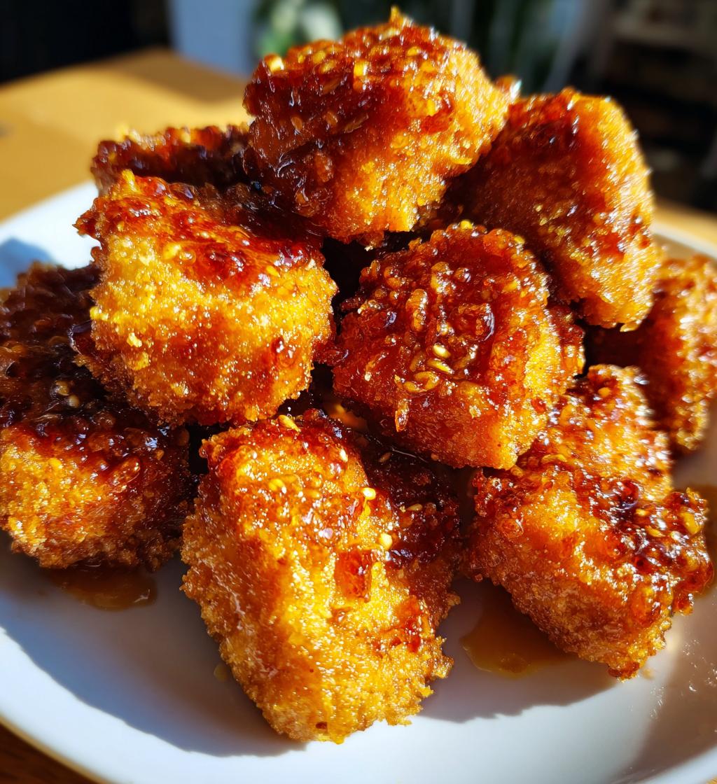 Crispy Honey Garlic Salmon Bites - detail 1