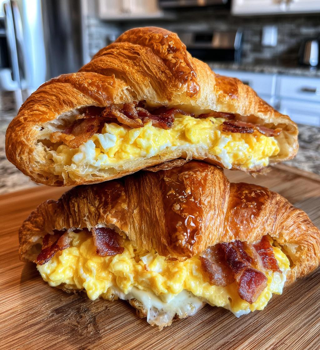 Croissant Breakfast Sandwiches - detail 1