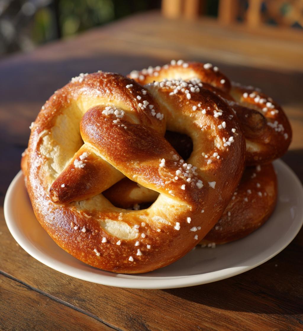 Homemade Soft Pretzels - detail 1