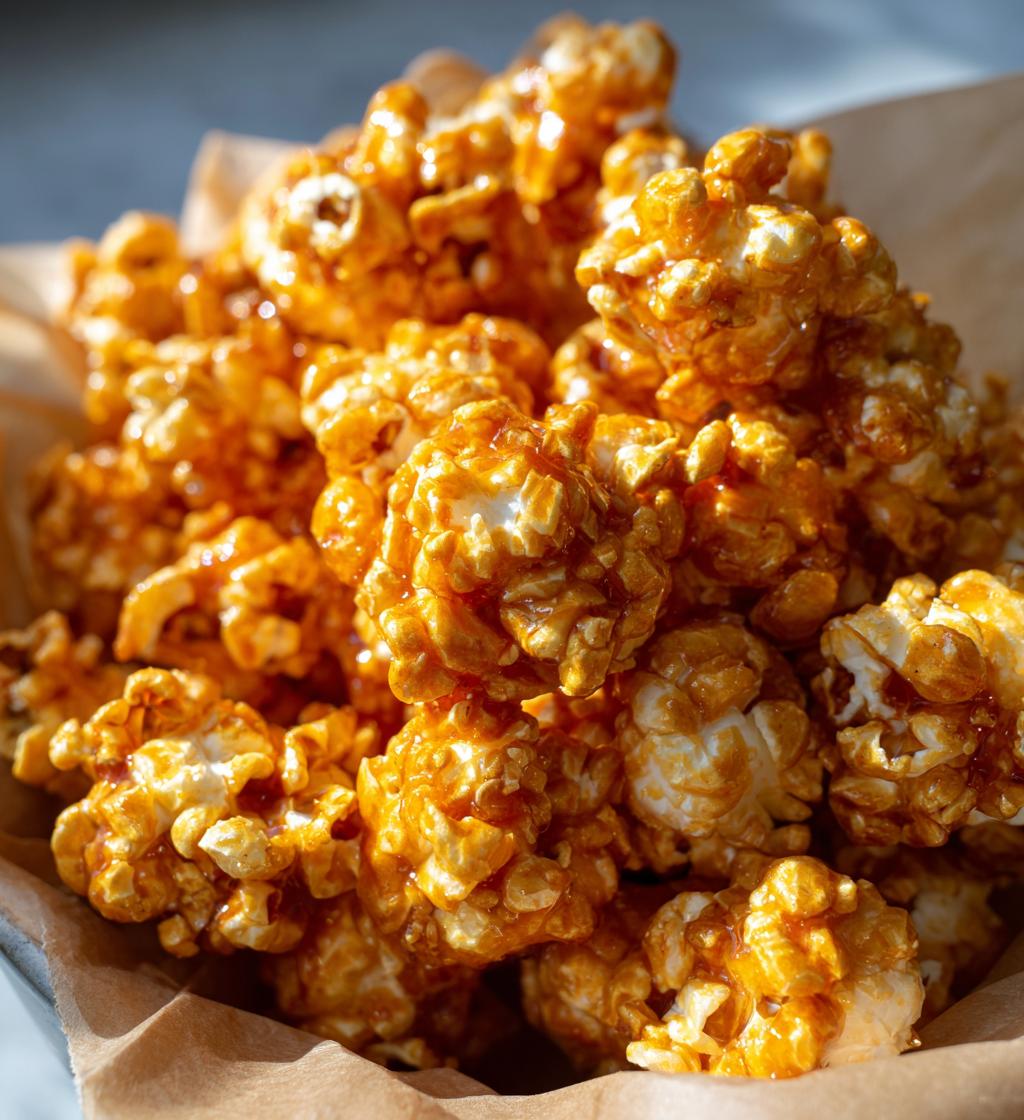 Honey Popcorn Clusters - detail 1