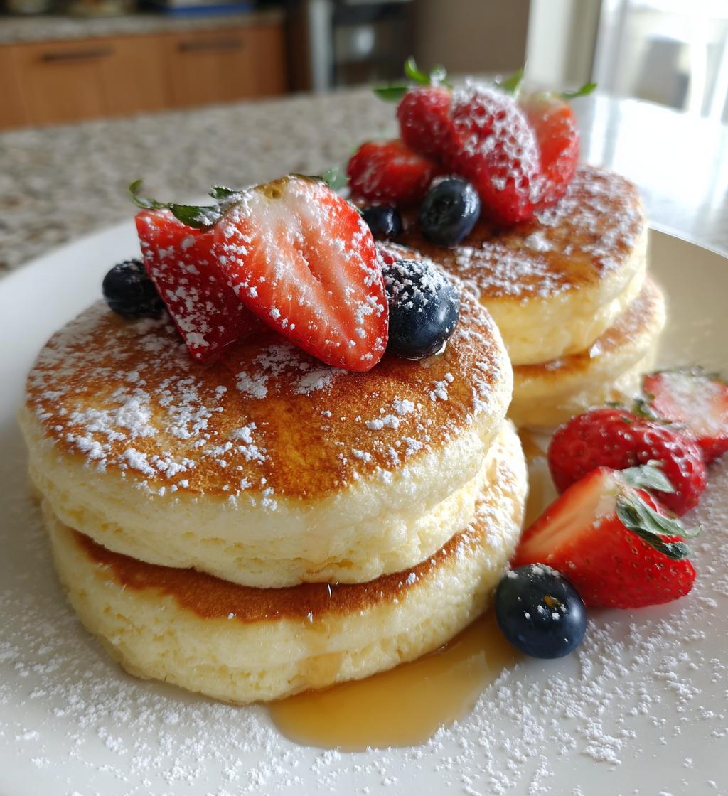 Japanese Souffle Pancake - detail 1