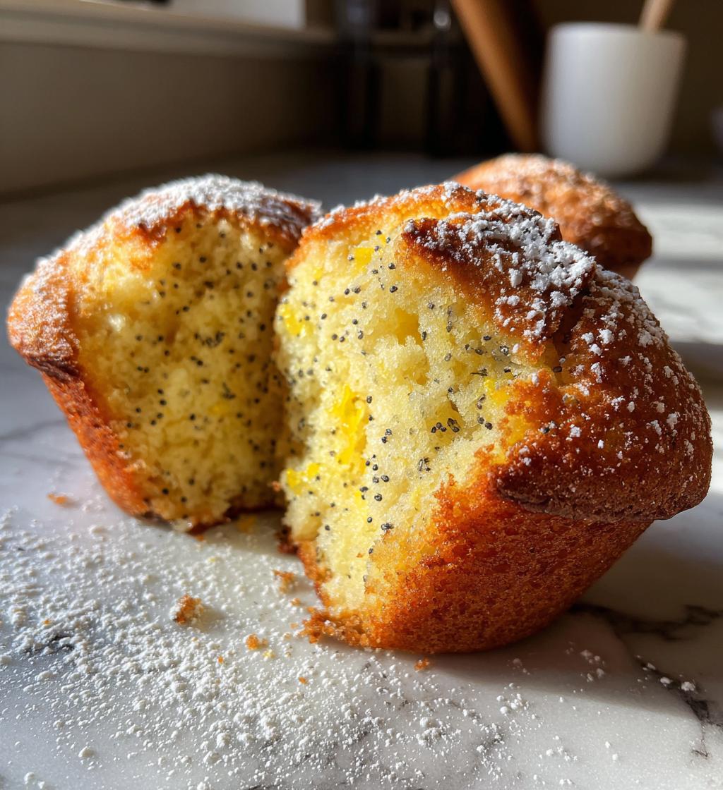 Lemon Poppy Seed Muffins - detail 1
