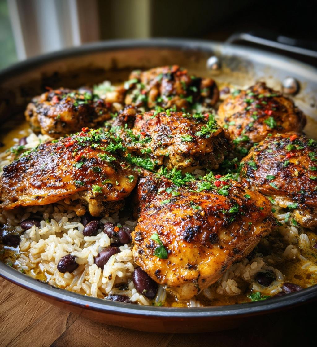 One-Pot Jerk Chicken with Rice & Peas - detail 1