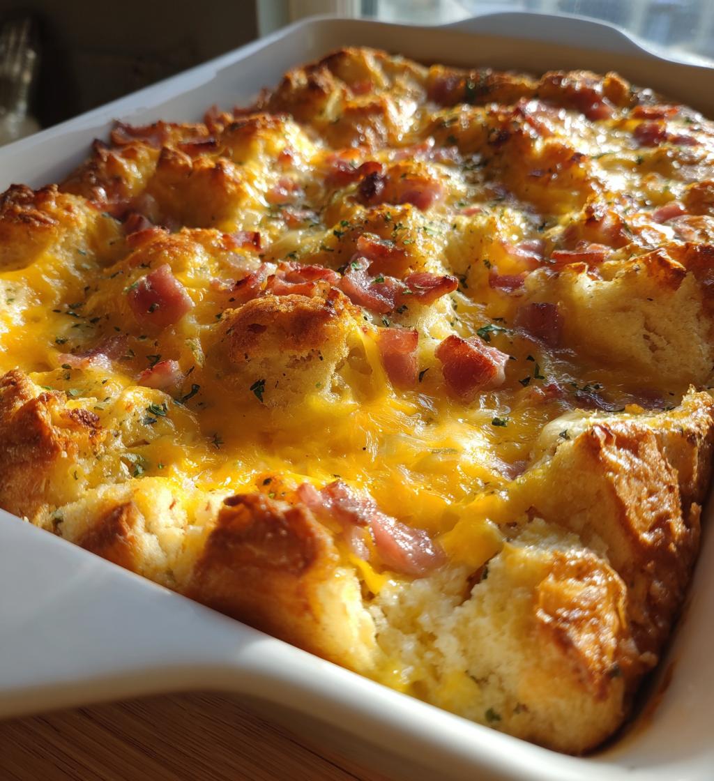 Overnight Biscuit Breakfast Casserole - detail 1