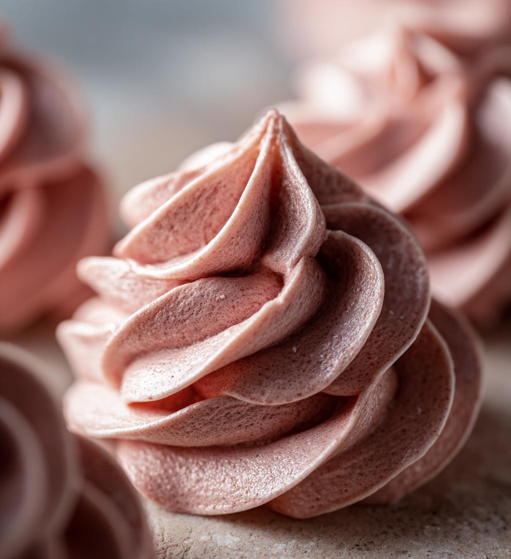 Rose Chocolate Meringues - detail 1