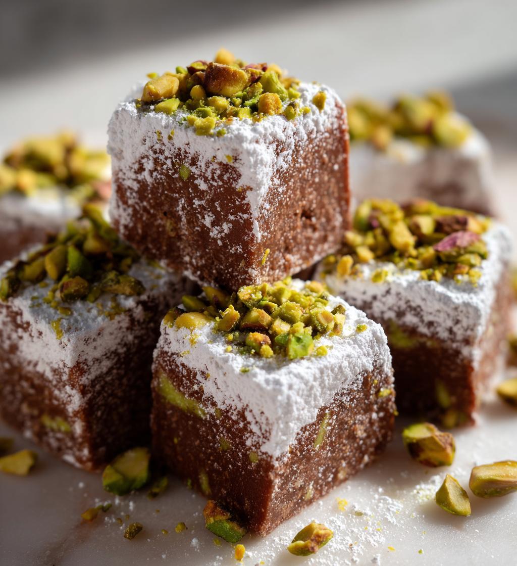 Rose Chocolate Turkish Delight - detail 1