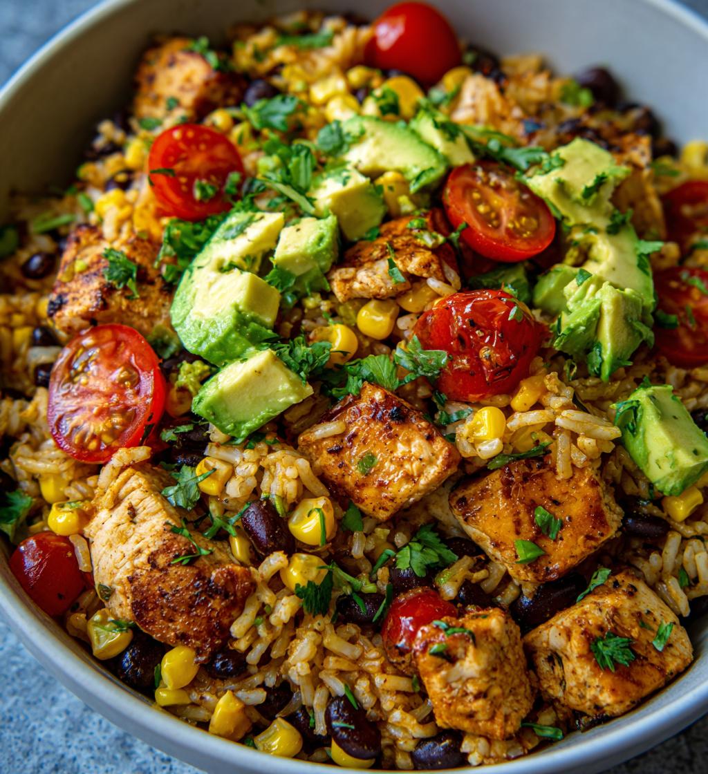 Street Corn Chicken Rice Bowl - detail 1