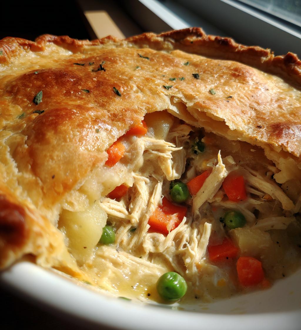 Chicken Pot Pie Recipe for Heartwarming Comfort and Joy