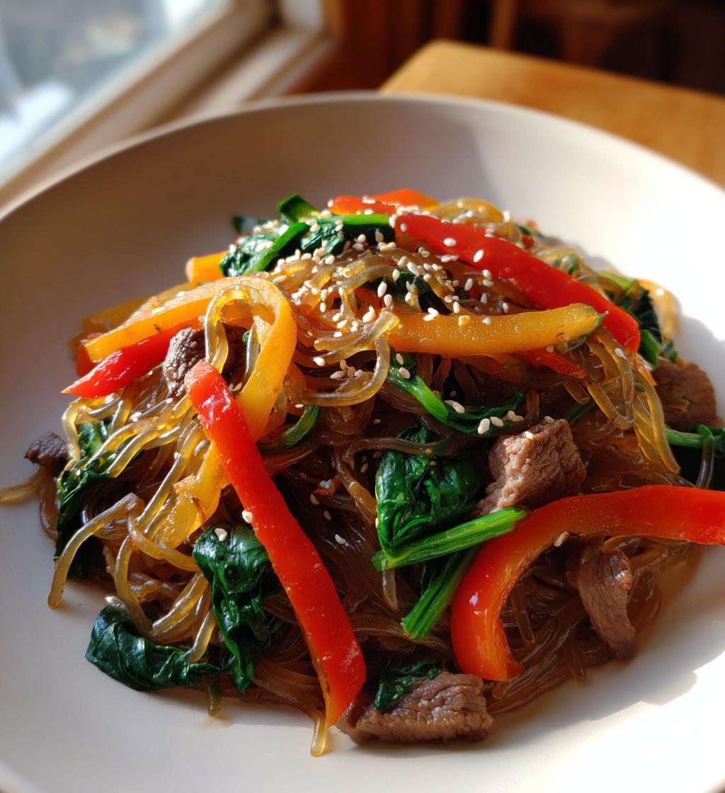japchae noodles recipe - detail 1