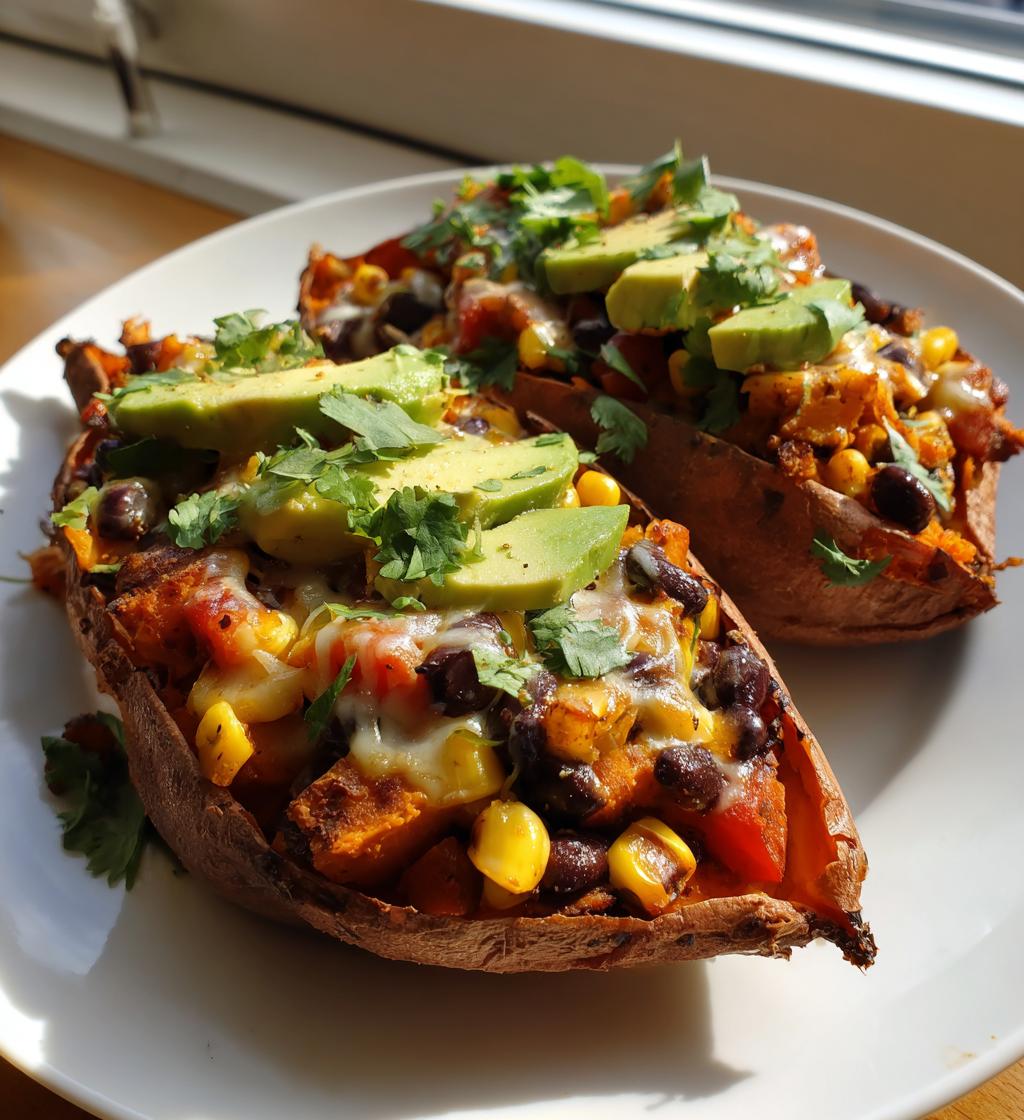 taco stuffed sweet potatoes - detail 1