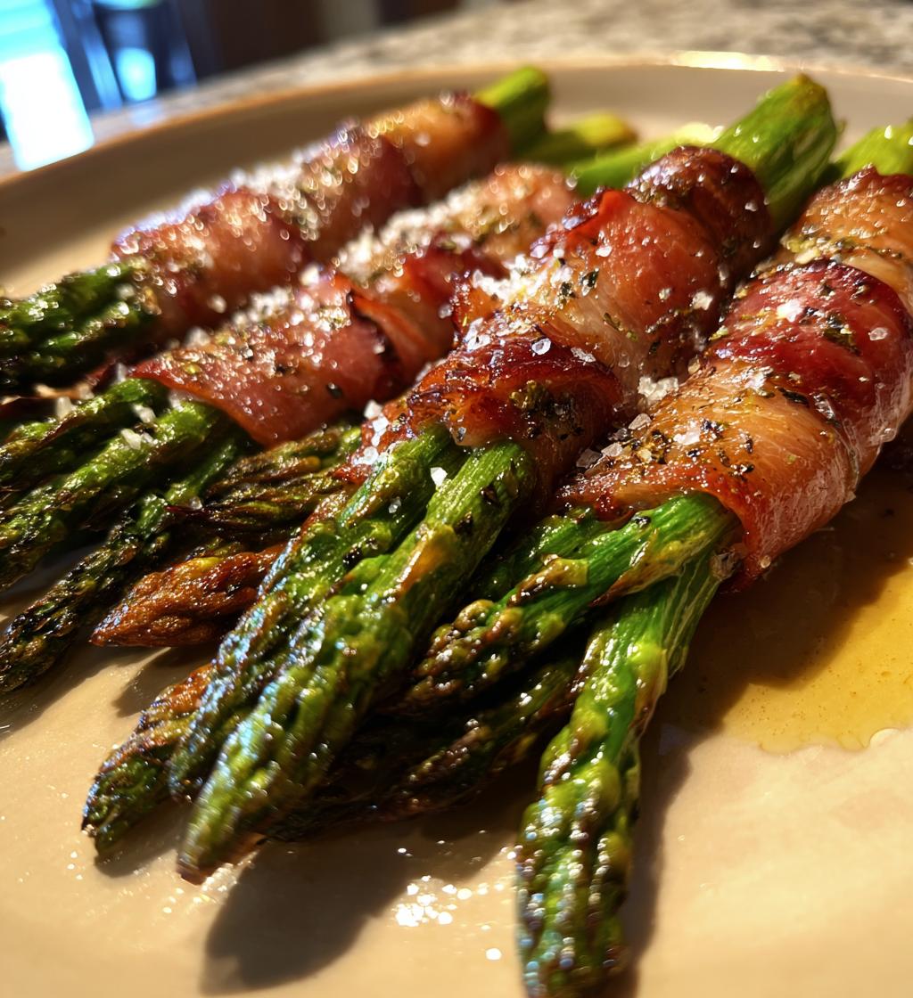 Asparagus Wrapped in Turkey - detail 1