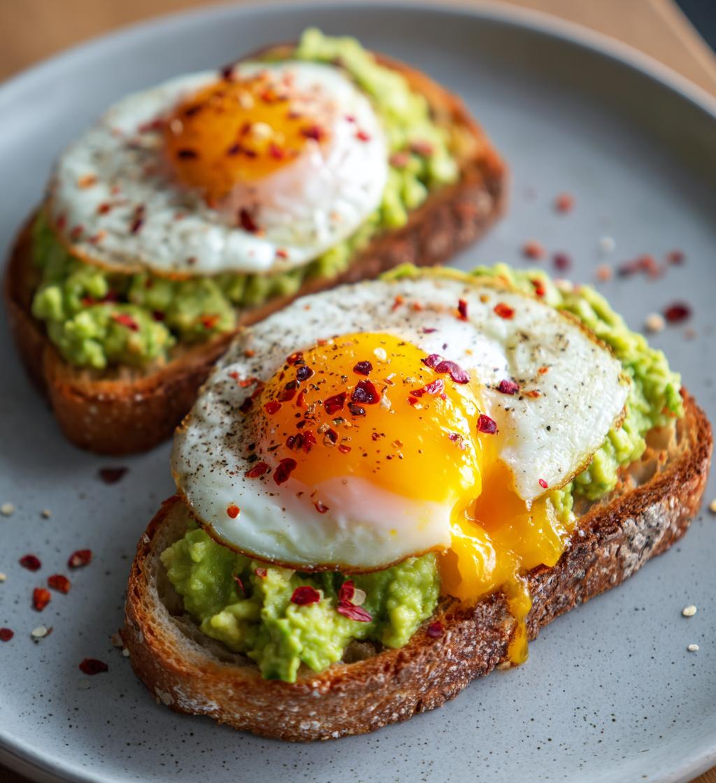 Avocado Egg Toast Halal - detail 1