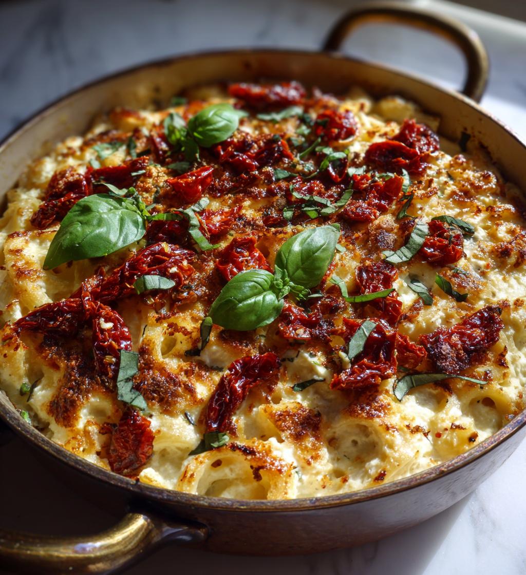 Baked Feta Pasta with Caramelized Onions and Sun‑Dried Tomatoes - detail 1