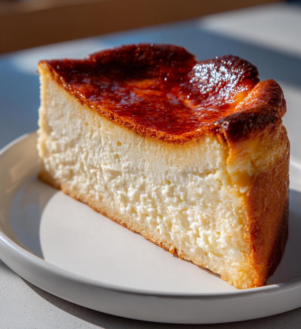 Basque‑Style Cheesecake - detail 1