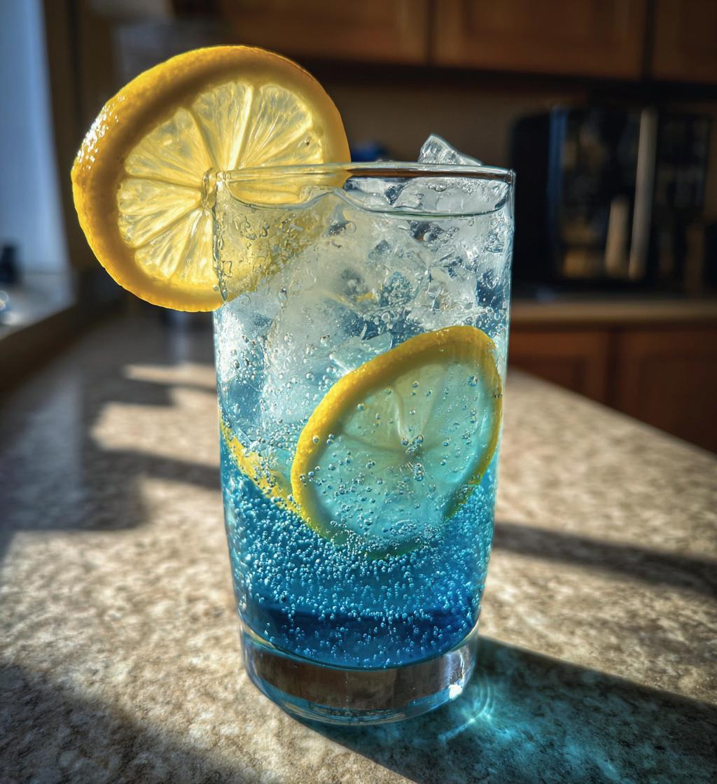 Blue Lagoon Mocktail - detail 1