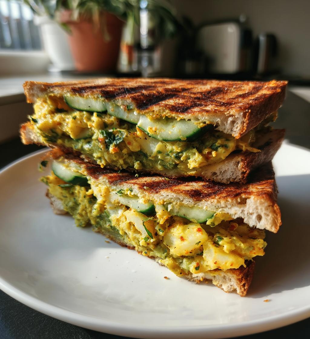 Bombay Sandwich (Chutney, Potato, Cucumber) - detail 1