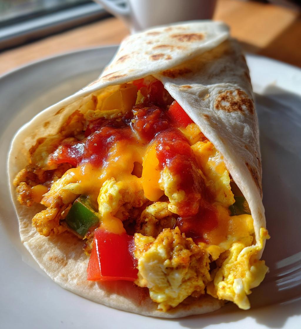 Breakfast Burrito Halal Style - detail 1