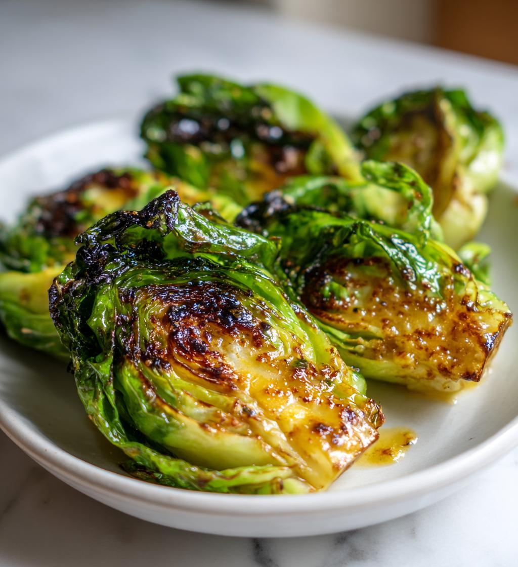Charred Hispi Cabbage with Miso Butter - detail 1