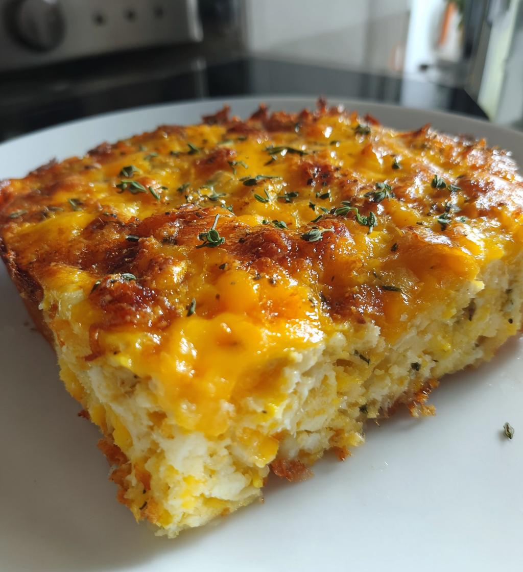 Cheesy Hashbrown Egg Bake - detail 1