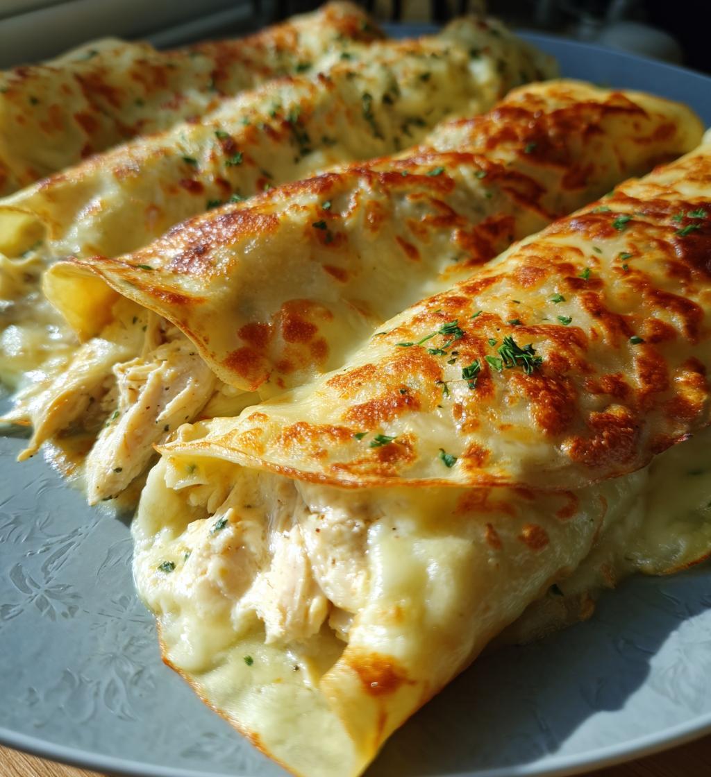 Chicken Crepes - detail 1
