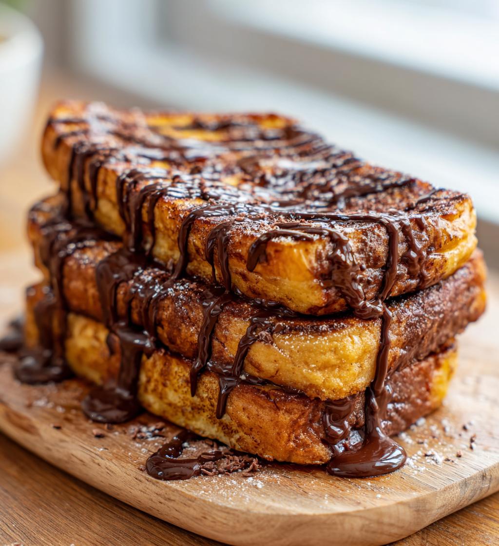 Choc French Toast Breakfast - detail 1