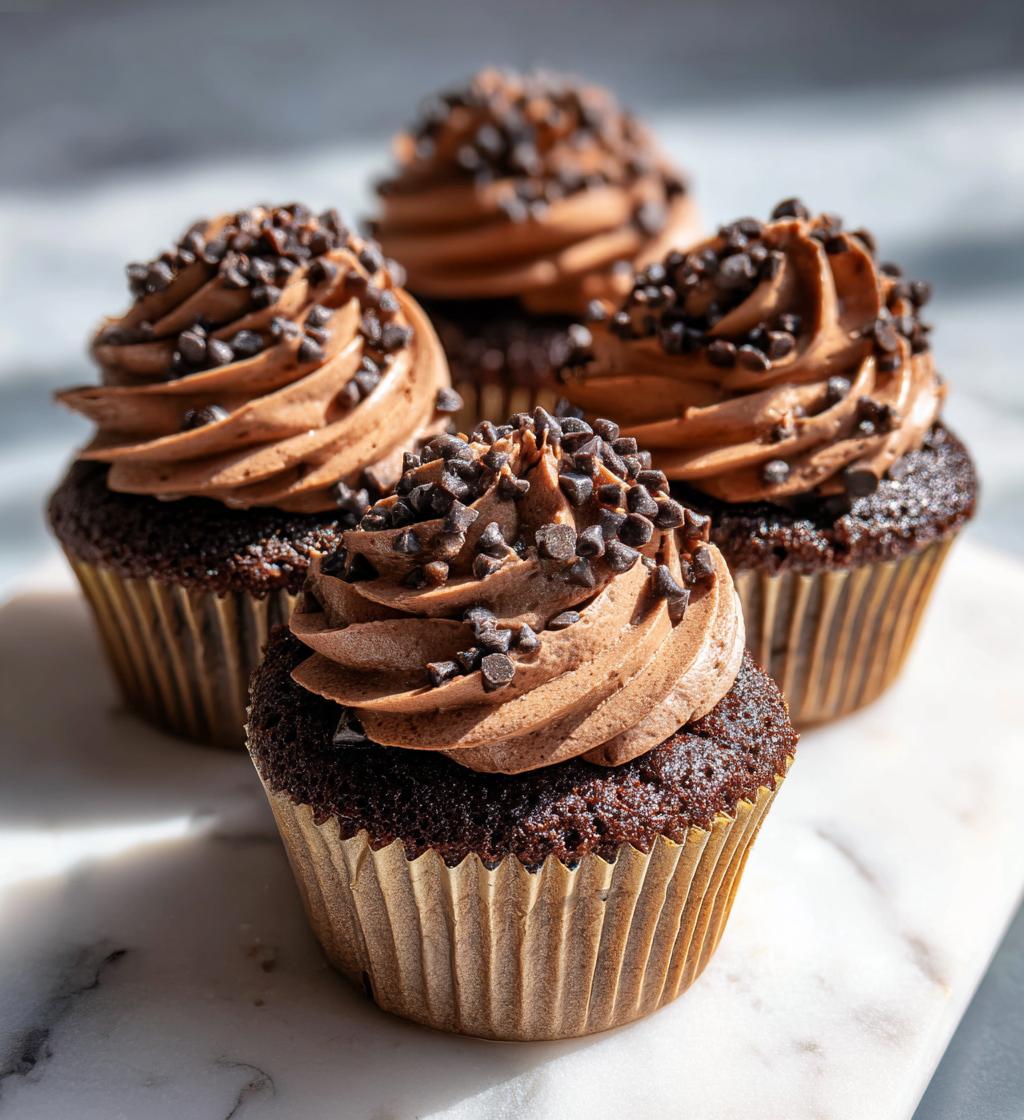 Chocolate Heart Cupcakes - detail 1