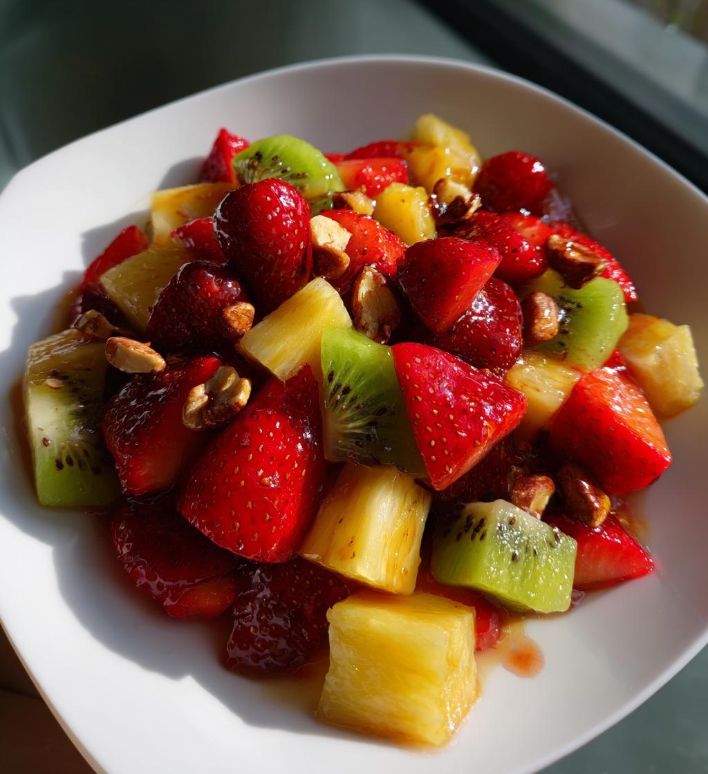 Chocolate Nut Chips with Fruit Salsa - detail 1