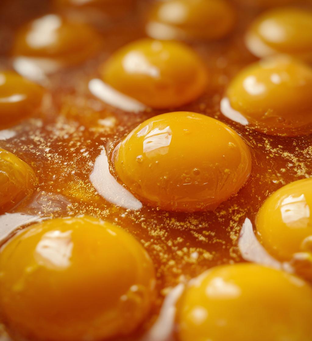 Confit Egg Yolks in Tallow - detail 1