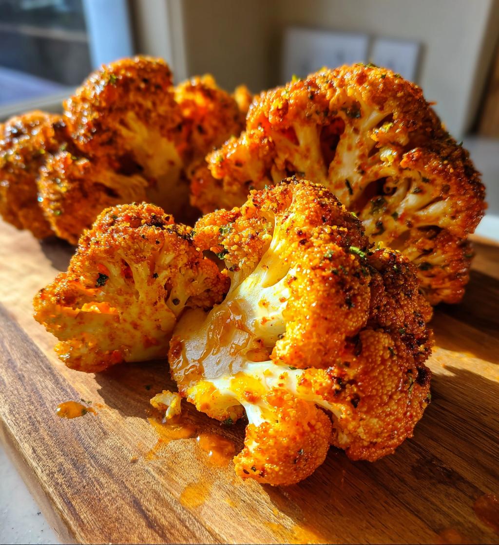 Crispy Buffalo Cauliflower Steaks - detail 1