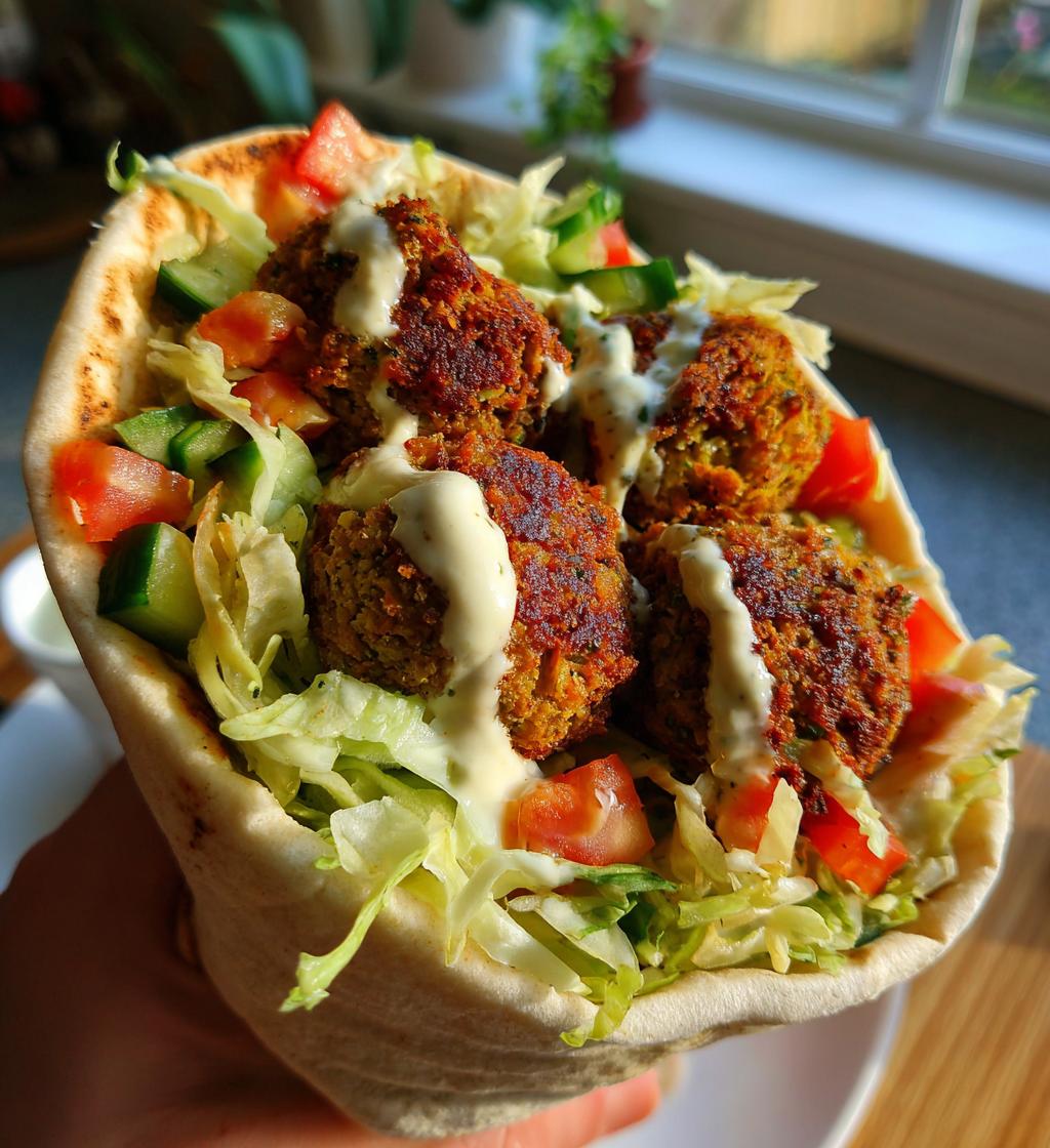 Crispy Falafel Wrap with Tahini - detail 1