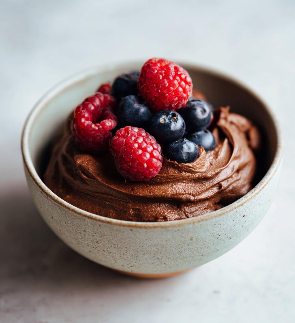 Dark Chocolate Avocado Mousse (Vegan/Healthy) - detail 1