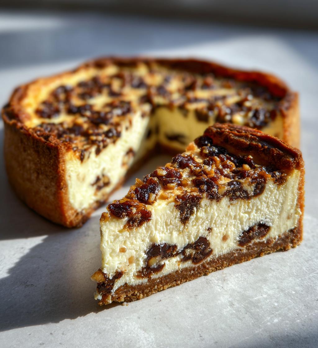 Date and Walnut Maamoul Cheesecake - detail 1