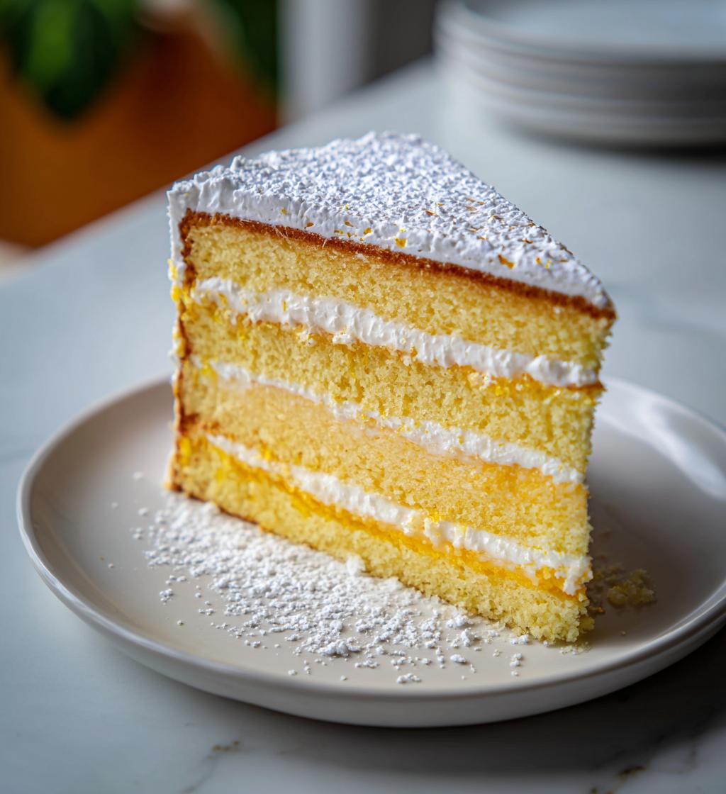 Earl Grey Chiffon Cake - detail 1