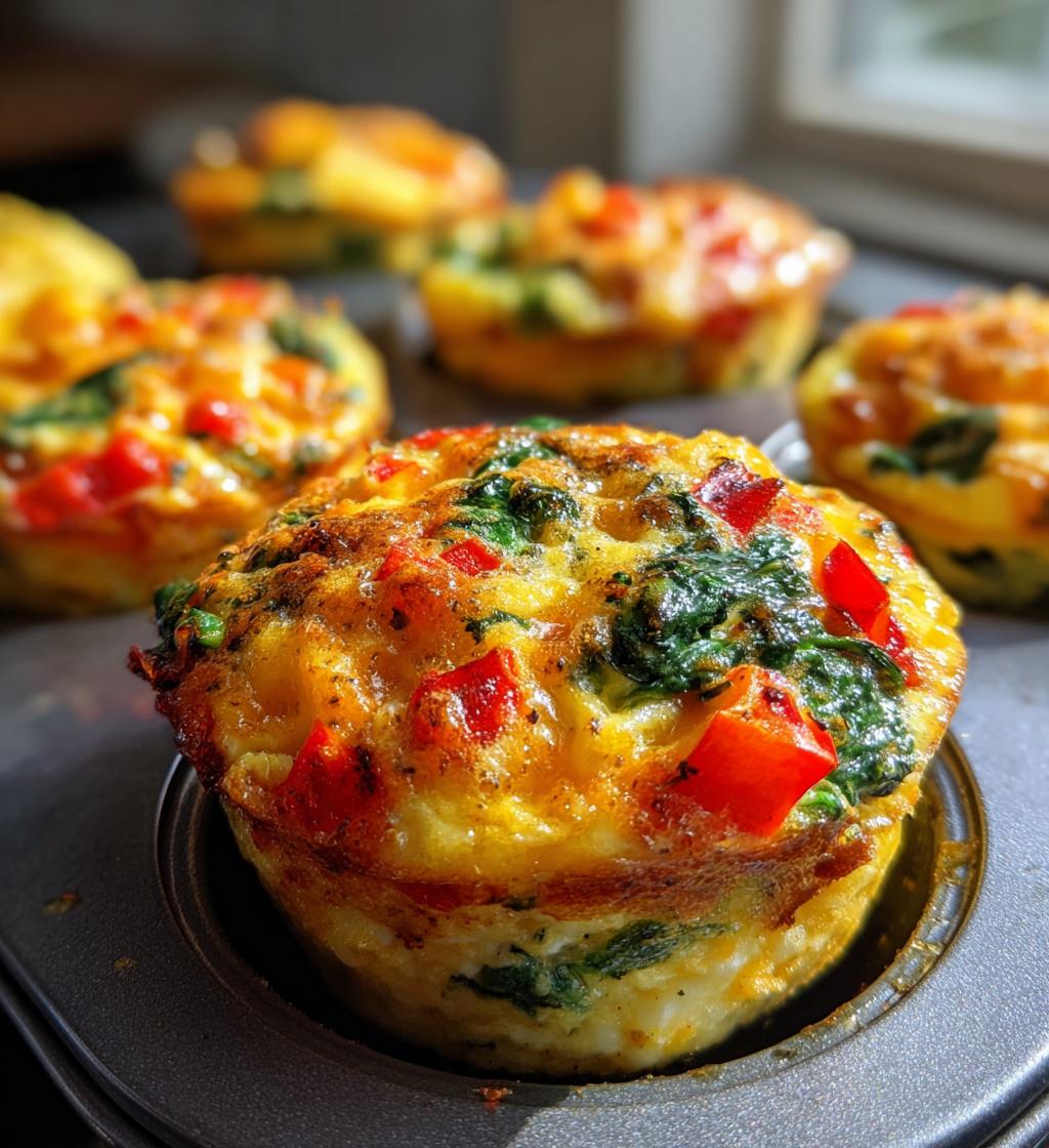 Egg Spinach Breakfast Cups - detail 1