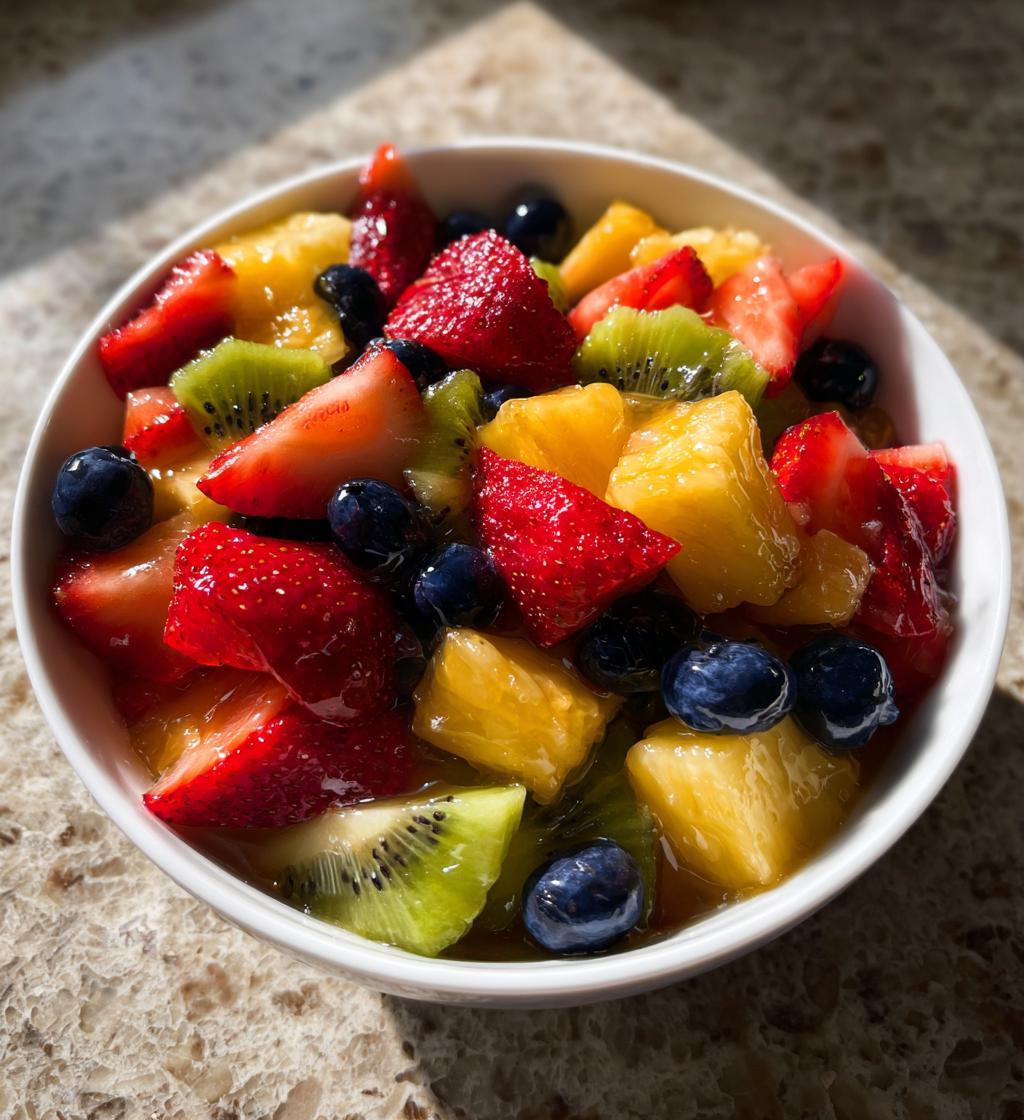 Fruit Salad Honey Lime Dressing - detail 1