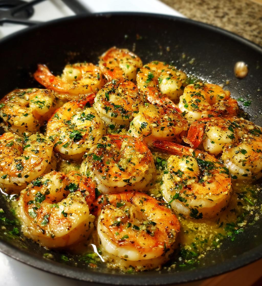 Garlic Butter Halal Shrimp Skillet - detail 1